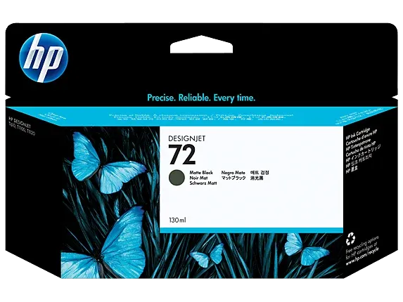 Genuine Malaysia HP Warranty - HP 72B Matte Black 130ml Ink Cartridge