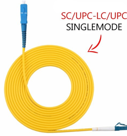 PATCH CORD 3.0 SC/UPC-LC/UPC YELLOW ( 1M, 2M ,3M ,5M ,10M ) PC401