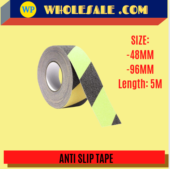 OK Anti Slip Tape / Self-Adhesive Anti Slip Strip Stair Anti-Slip Strip Outdoor Step Pvc Waterproof Anti-Slip Sticker