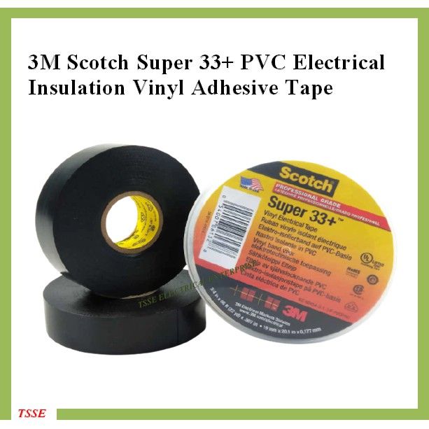 3M Scotch Super 33+ Vinyl Electrical Tape 19mm