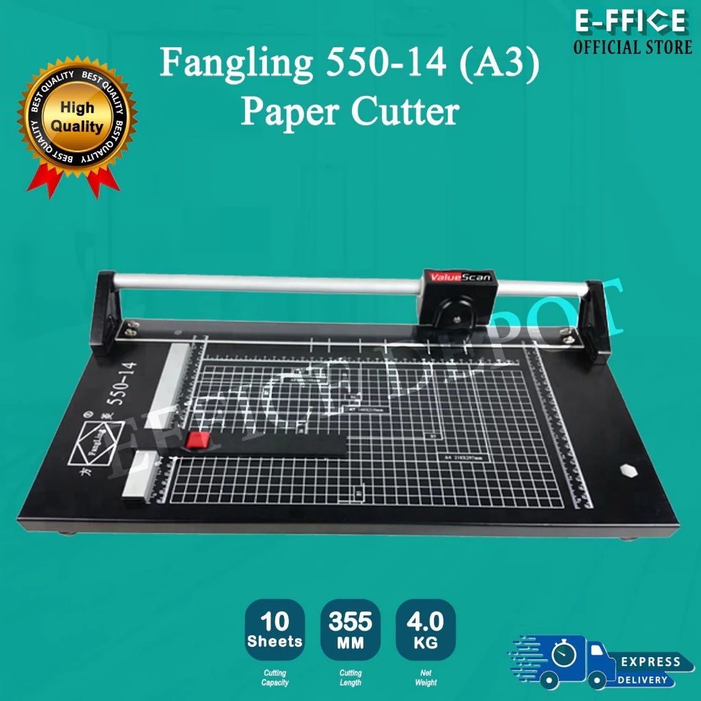 Effice Depot Fangling 550-14 A3 Paper Cutter / Sheet Trimmer