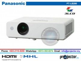 PANASONIC PT-LB280 XGA 2800 LUMENS 3LCD PROJECTOR