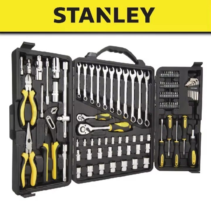 STANLEY 110 Pcs Multi Tool Automotive Spanner Set / Heavy Duty Complete Set STMT81-243