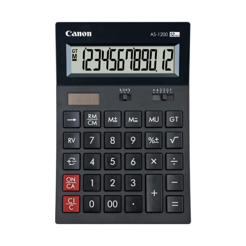 CANON AS-1200 DESKTOP CALCULATOR (12-DIGIT)
