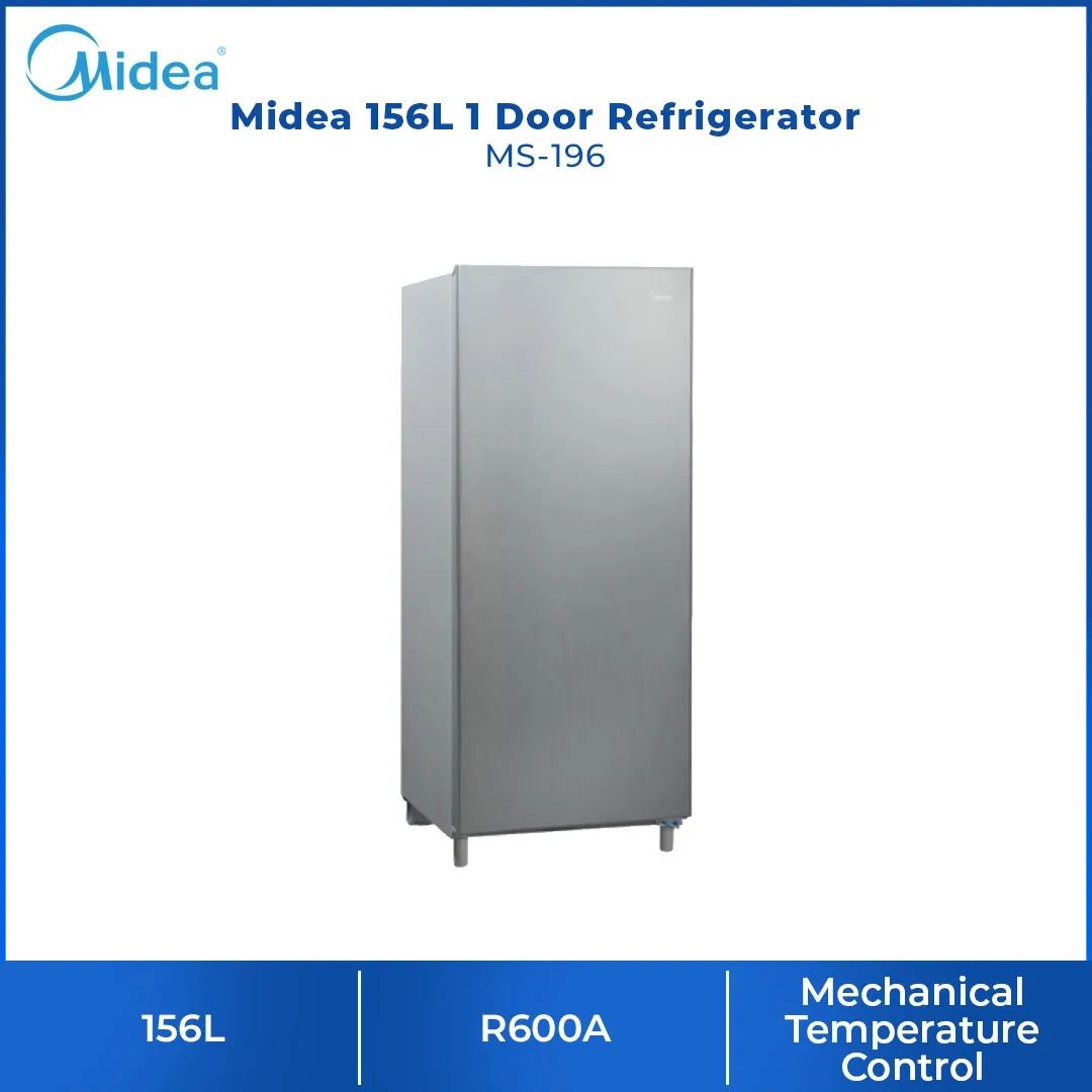 Midea 156L Single Door Fridge MS-196