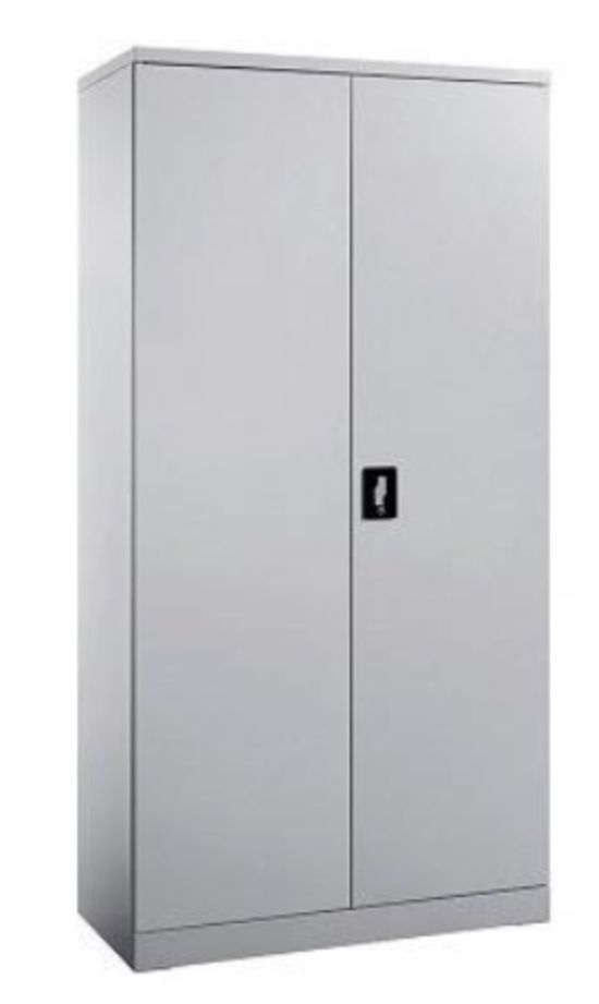 FULL HEIGHT STEEL CABINET WITH SWINGING DOOR(STEELL AND GLASS)