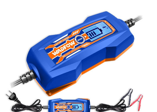 WADFOW BATTERY CHARGER, CHARGING: 6V / 12V, CURRENT: 2A / 4A, MAX. CAPACITY: 120AH FOR CARS WBY1501