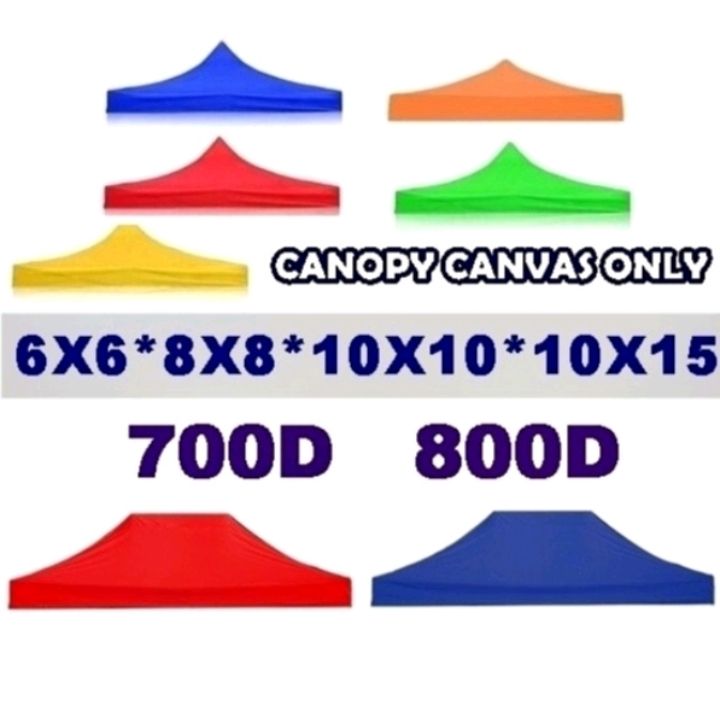Ocha Canvas For Canopy replacement Size: 6x6, 8x8, 10x10 & 10 x 15 Free Delivery
