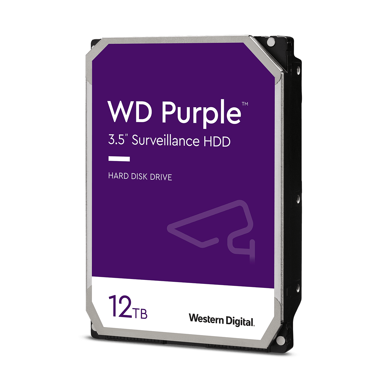 WESTERN DIGITAL 3.5" Purple Surveillance 12TB Internal Hard Disk CCTV/Surveillance Hard Drive