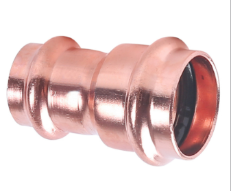 (Piping Fittings - Reducers) 25mm x 20mm Reducing Couple   COLOR: Rose Smoke
