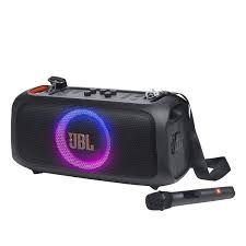 JBL PARTYBOX ON THE GO Portable Bluetooth party speaker with built-in lights and wireless mic