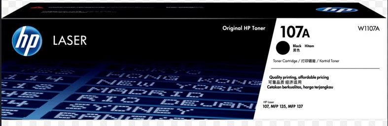 HP 107A / W1107A Black OEM Laser Toner Cartridge - KPJ JSH