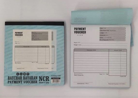 NCR PAYMENT VOUCHER/SALARY VOUCHER/GENERAL CASH VOUCHER 2PLY