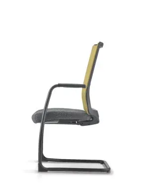 NEXUS SURFACE CONFERENCE / VISITOR CHAIR WITH ARM - SF8413F-89EA(BLACK ARM REST)