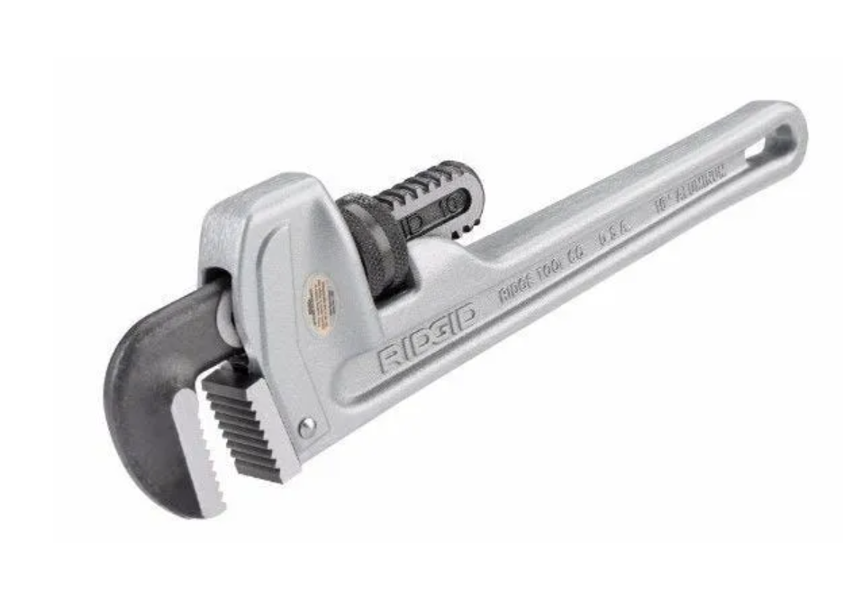 RIDGID 818 ALUMINIUM STRAIGHT PIPE WRENCHES (18''/ 450MM) 31100
