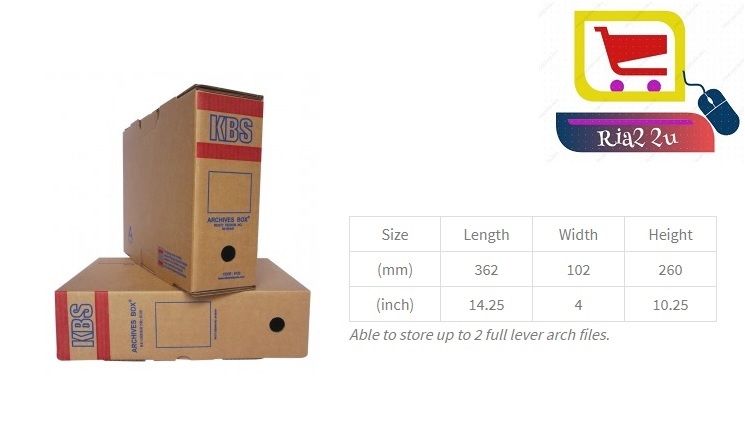 A4/F4 KBS Storage Box / ARCHIVE BOX