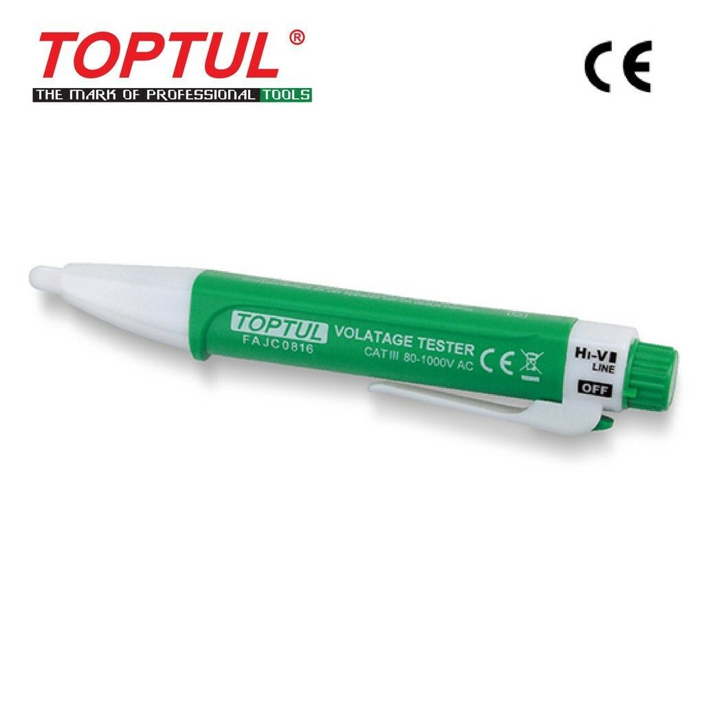 TOPTUL NON-CONTACT VOLTAGE TESTER FAJC0816