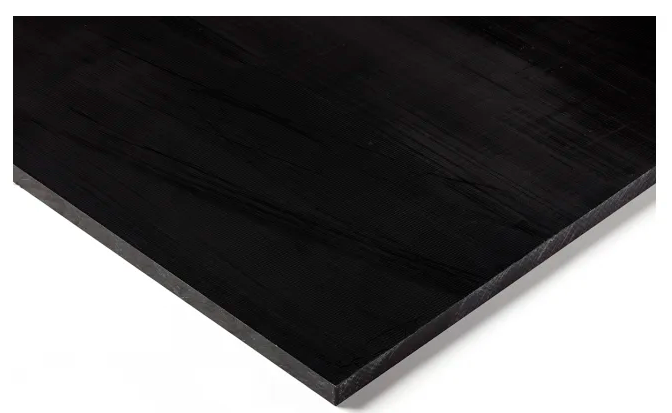 RS PRO Black Plastic Sheet, 500mm x 500mm x 10mm