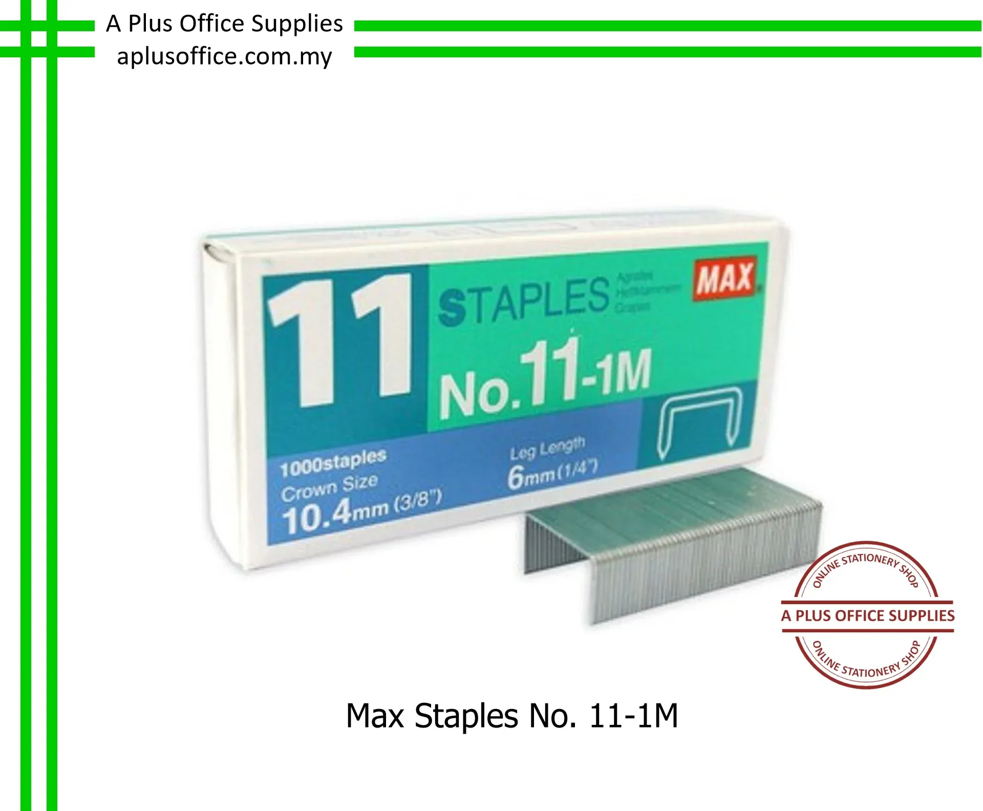 MAX 11-1M Staples / Dawai Kokot