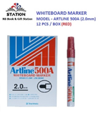 Artline Whiteboard Marker 500A Red