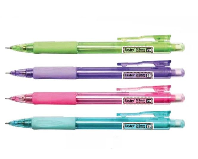 FASTER COLOURFUL MECHANICAL PENCIL MP-F-035 - 1PC