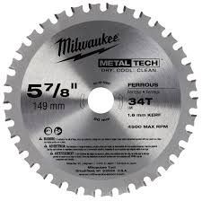 MILWAUKEE 5-7/8" (150mm x 20mm) 34T Ferrous Metal Blade (For M18FMCS)