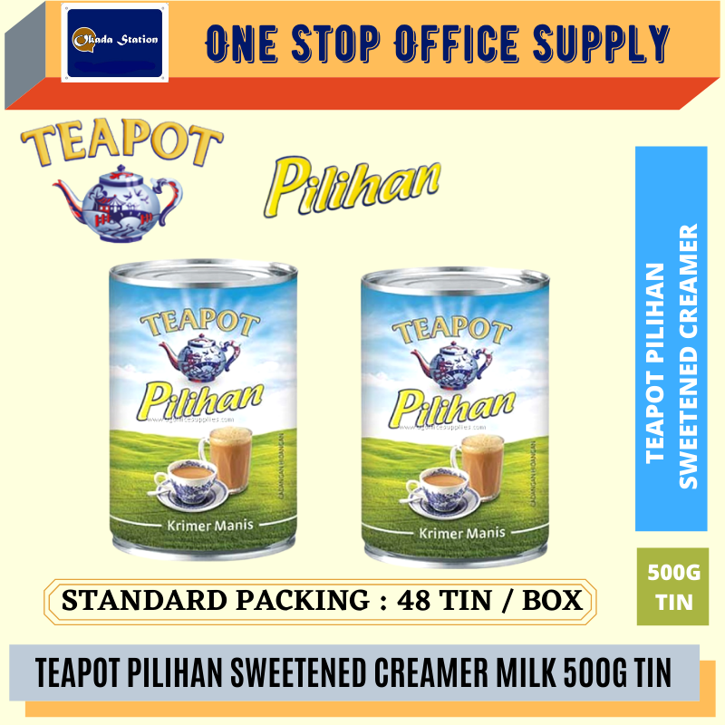 Teapot Pilihan Sweetened Creamer 500g /Teapot Pilihan /Sweetened Creamer /Creamer /TEAPOT PILIHAN Sweetened Creamer