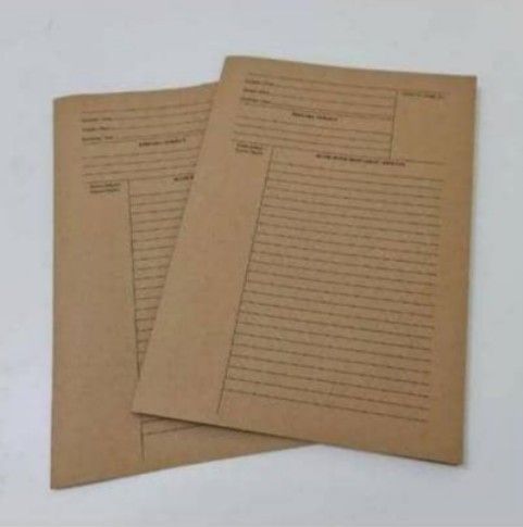 Brown paper file 100pcs/pack