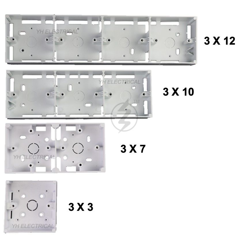 focus pvc electrical nut box (3X7)