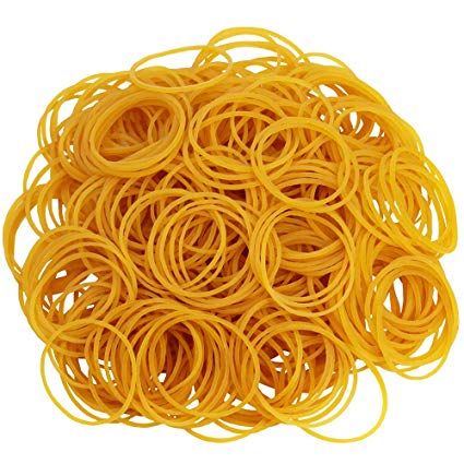 YELLOW RUBBER BAND 1000GMS / 1 KG / GETAH KUNING
