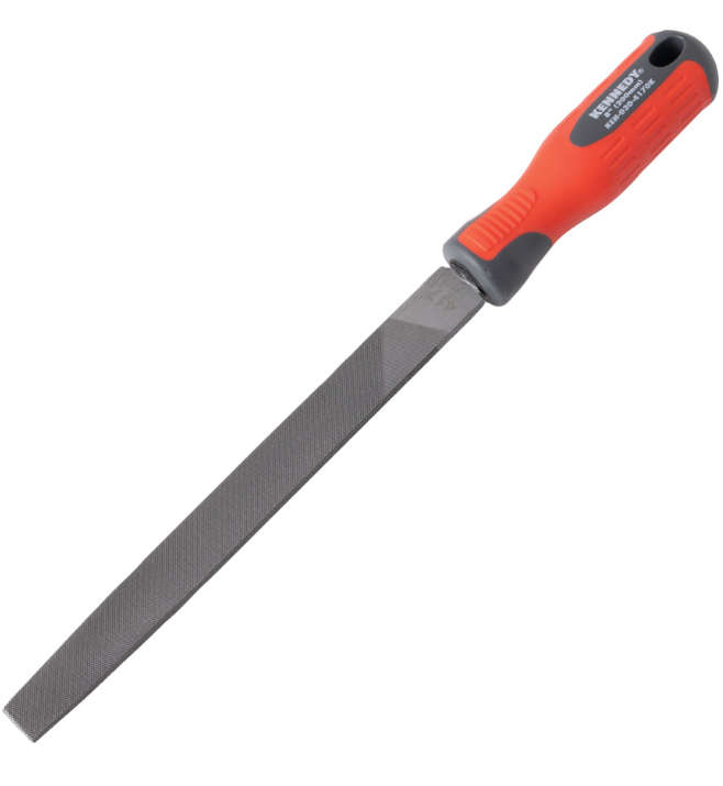 Kennedy-Pro 200mm (8") Flat Smooth Engineers File With Handle KEN0304160K