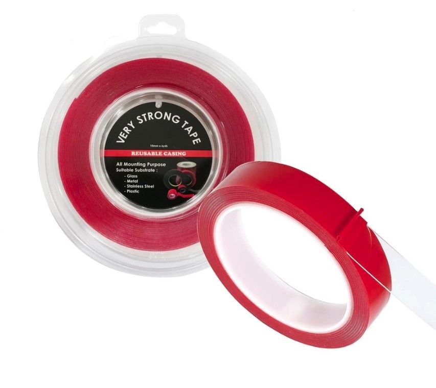 DOUBLE SIDED TRANSPARENT ACRYLIC FOAM TAPE (1CM X 5M)