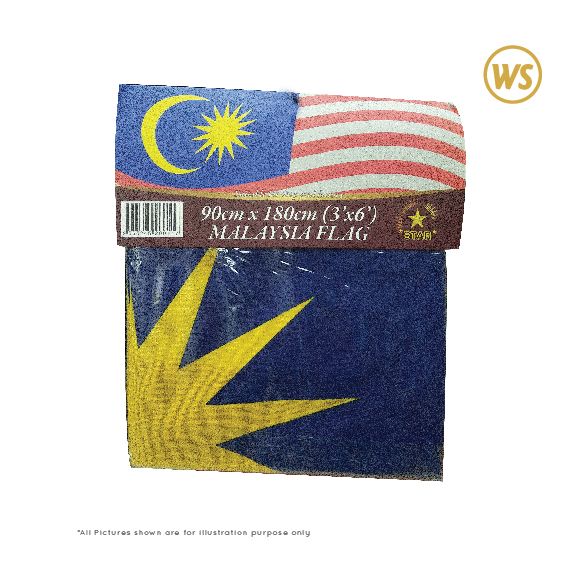 3' X 6' MALAYSIA POLYMESH FLAG