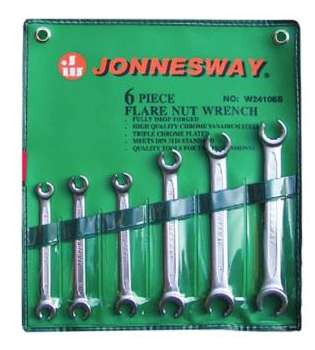 JONNESWAY 6PCS FLARE NUT WRENCH SET (MM)