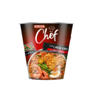 Mamee Chef Cup Curry Laksa 24 Cup x 72g