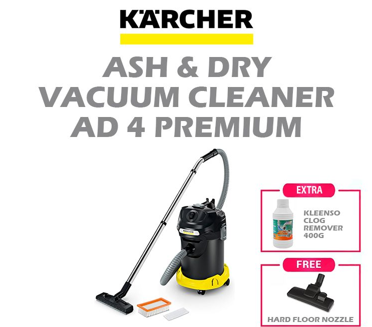 KARCHER ASH & DRY VACUUM CLEANER AD4 PREMIUM