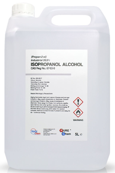 2-Propanol, Reagent Grade (99.5% ALCOHOL), 5L