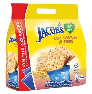 Jacob's MultiPack Low Sodium High Fibre (HI-FIBRE) 612G