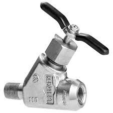 Kerotest 110 Series Y-Pattern Shut Off Valve PN: T-110N-35-004-A03 (Stainless Steel)