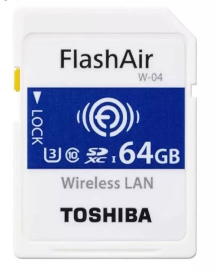 Toshiba FlashAir IV 64GB Wireless WiFi Class 10 SD Memory Card