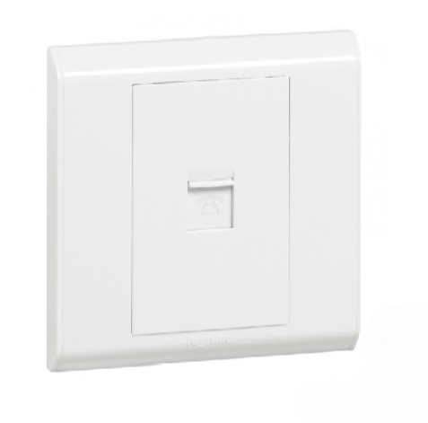 LEGRAND BELANKO 617091 1GANG RJ45 CAT 6 DATA SOCKET (WHITE)