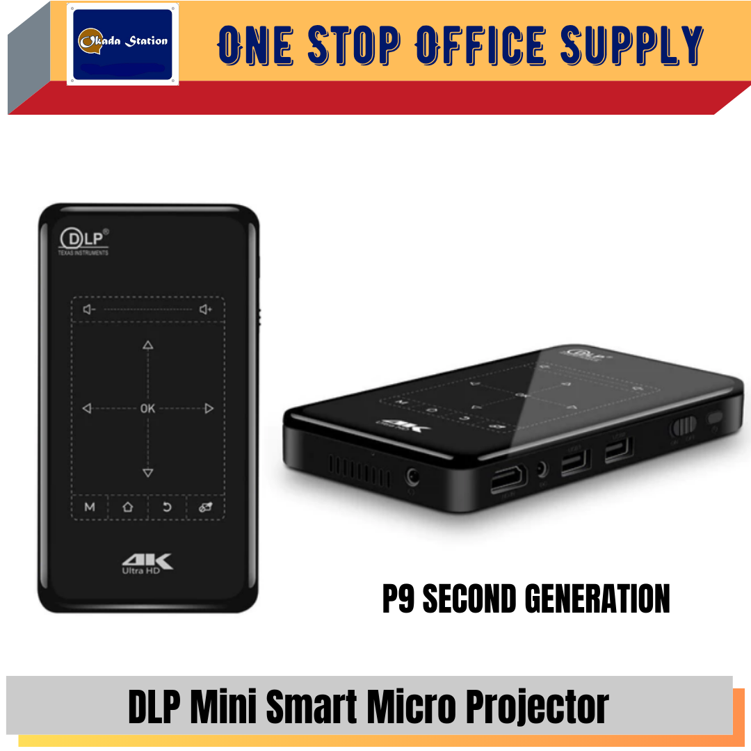 DLP / PROJECTOR / P9 SECOND GENERATION / 1+8GB / 4K HD / MINI PROJECTOR / SMART MICRO PROJECTOR / SUPPORT HD INPUT