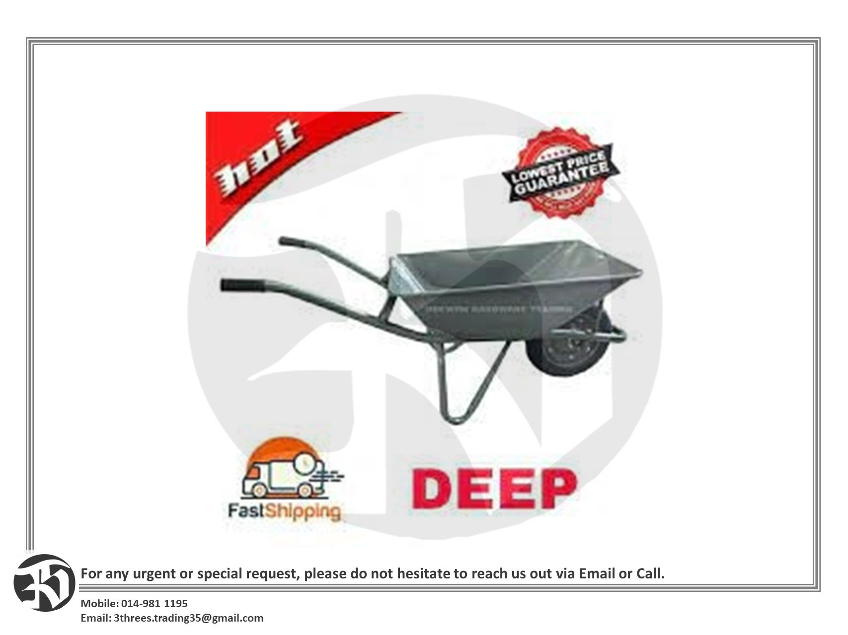 Metal Wheel Barrow