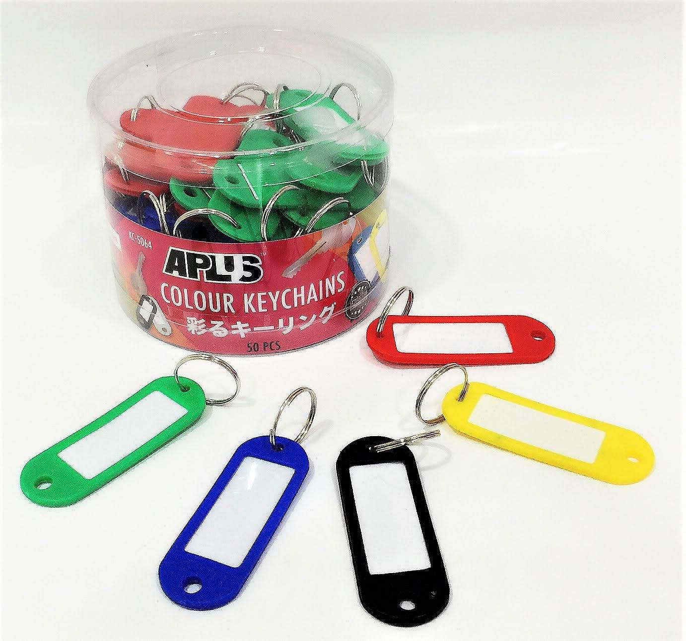 APLUS Key Chain Assorted Colours KC5064 50 pieces