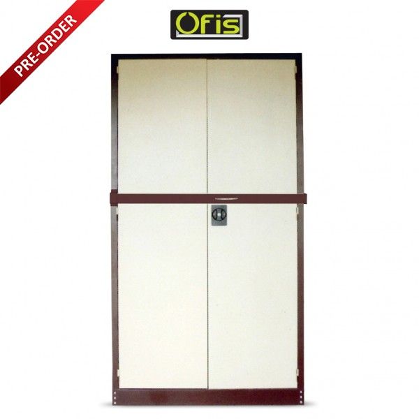 FULL HEIGHT SWING DOOR C/W 3 ADJUSTABLE SHELVES AND LOCKING BAR CUPBOARD (OF-S118LB)