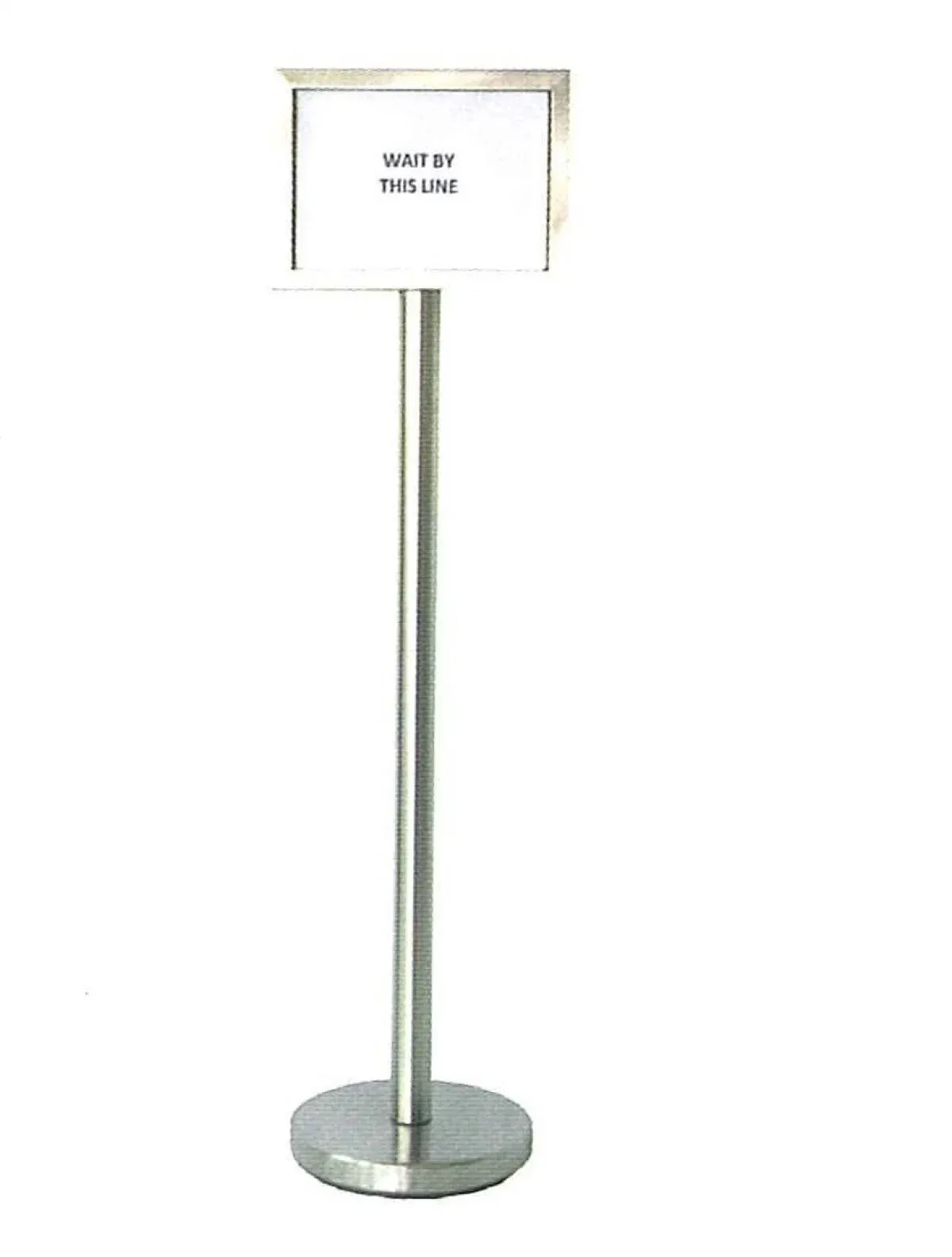 Stainless Steel Sign Board Stand - A3 Size (SBS-022/SS)