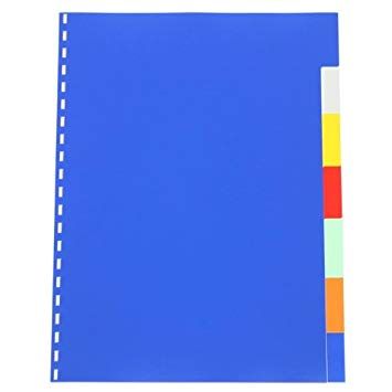 F28 906-5 PLASTIC INDEX DIVIDER