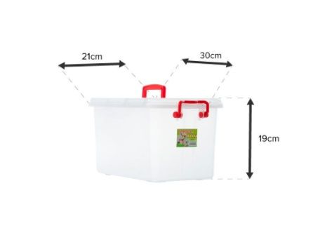 Toyogo 6.5 LIT Storage Box Container With Cover/ Beksa Plastik Toyogo (9903)