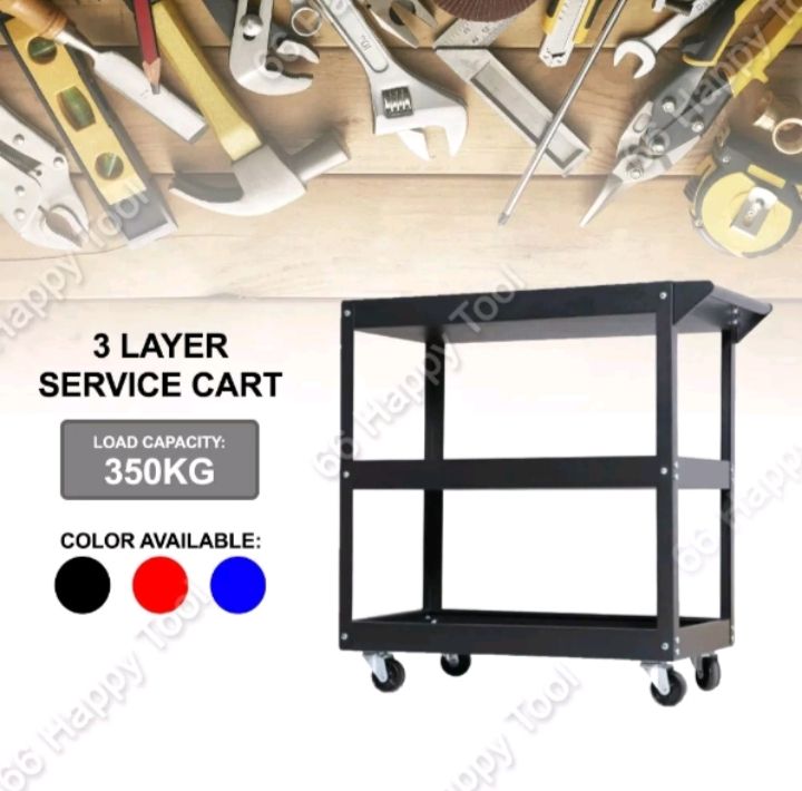 3 Layer Service Cart Tool 3 Tiers Free delivery