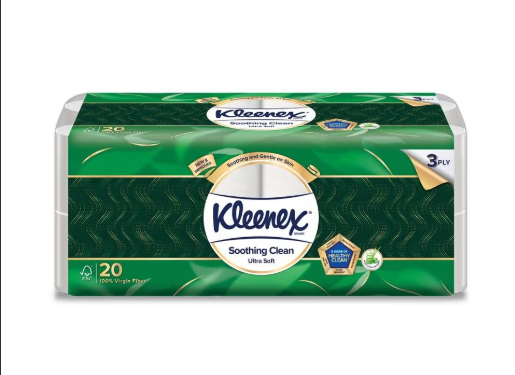 4x20x190s Kleenex BT U/Soft Aloe 3ply (90717U)
